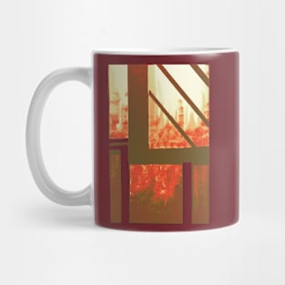 Red Autumn Cityscape Mug